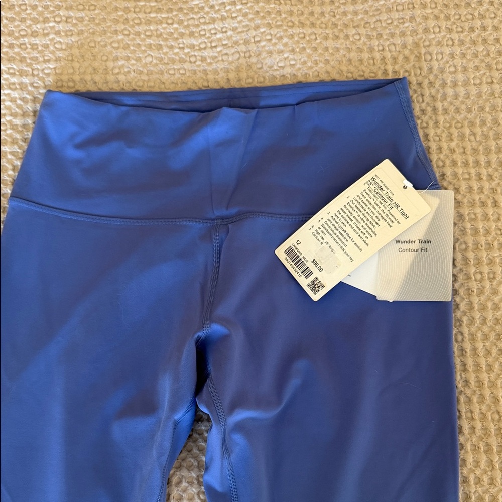 lululemon athletica Wunder Train Contour Fit Leggings - Cobalt